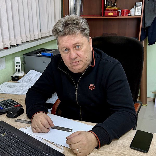 Кривоносов Игорь Валентинович, начальник производственного цеха, работает с 2019 года