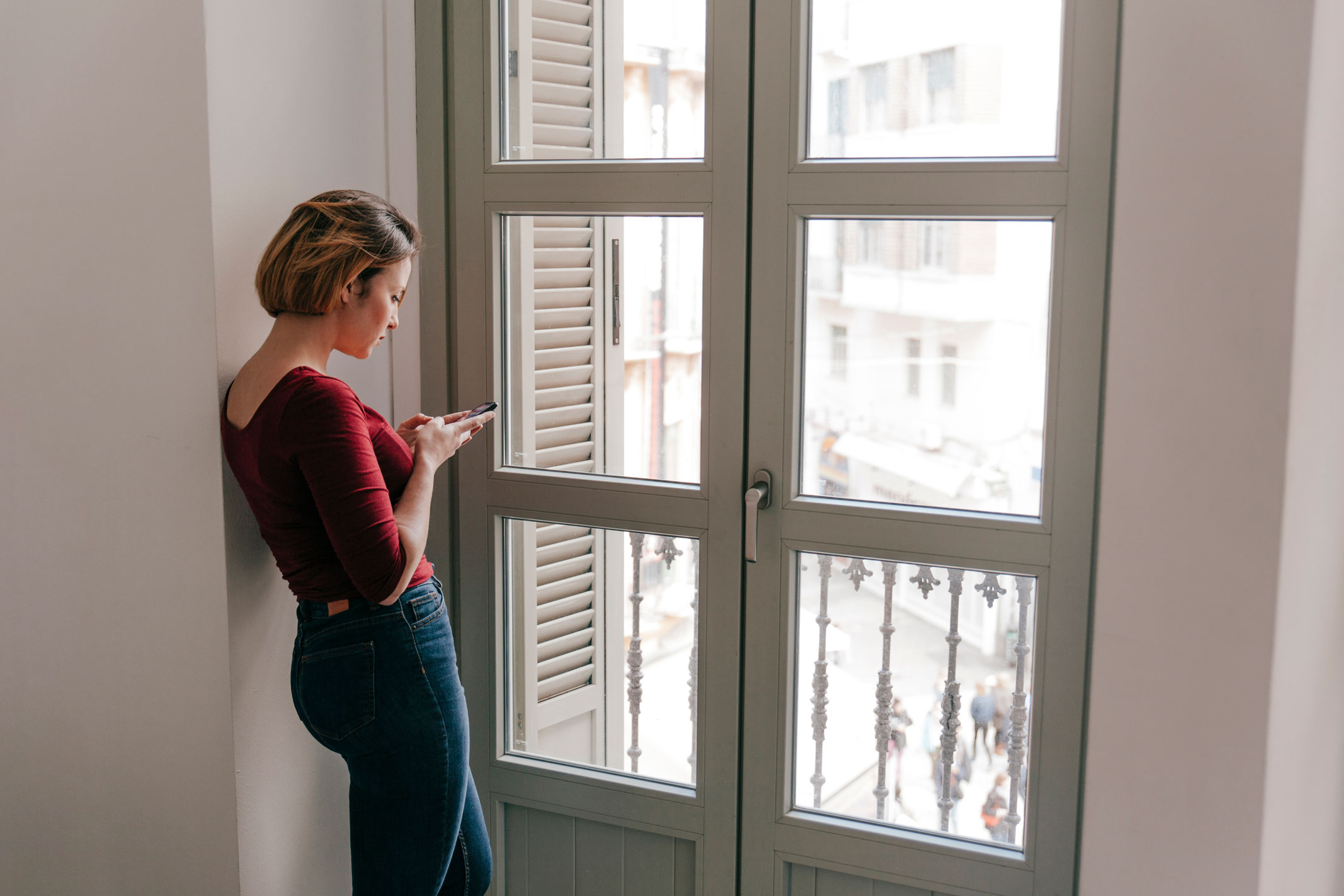 Французские окна на балкон