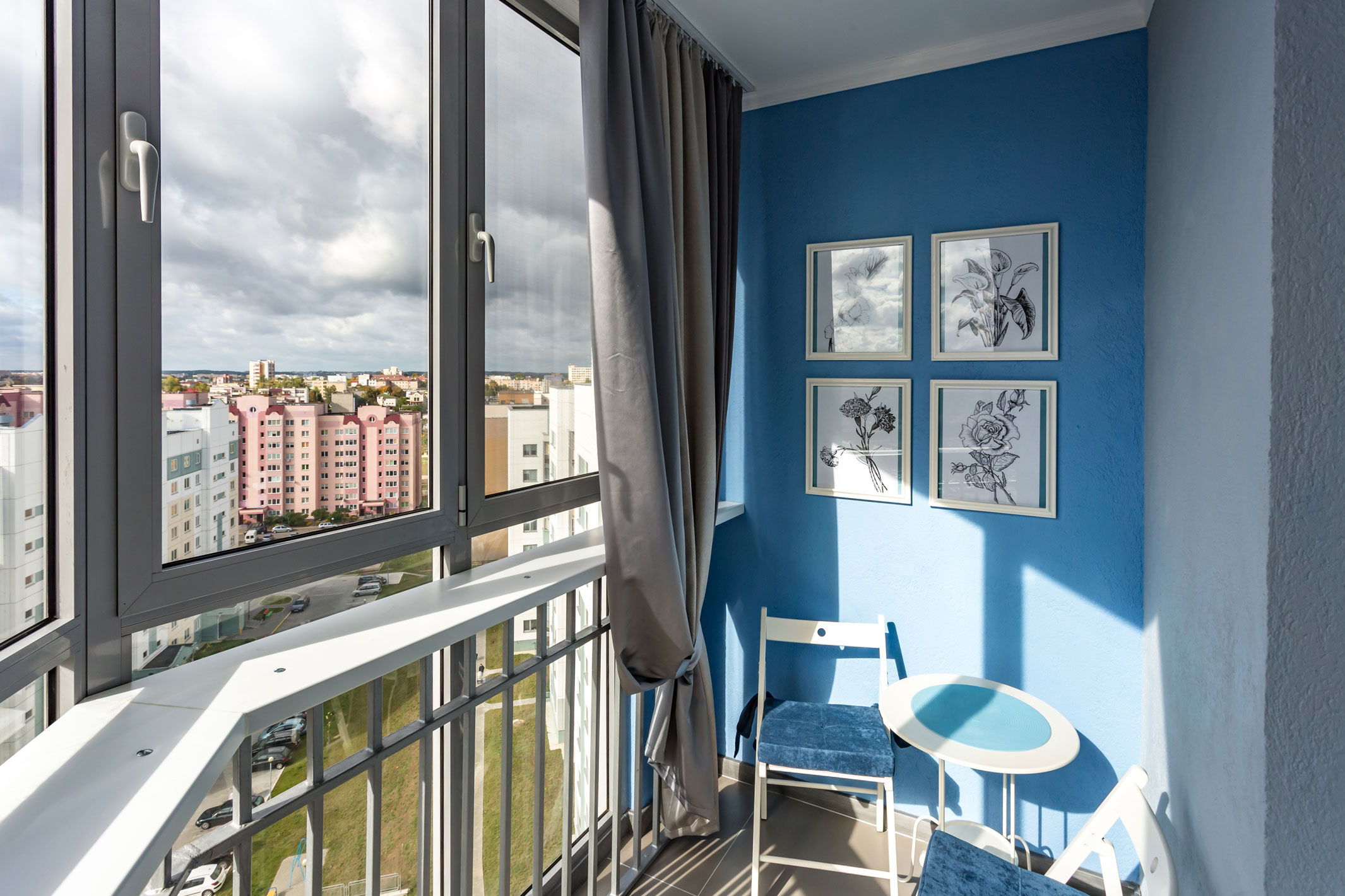 Остекление балконов 4м²